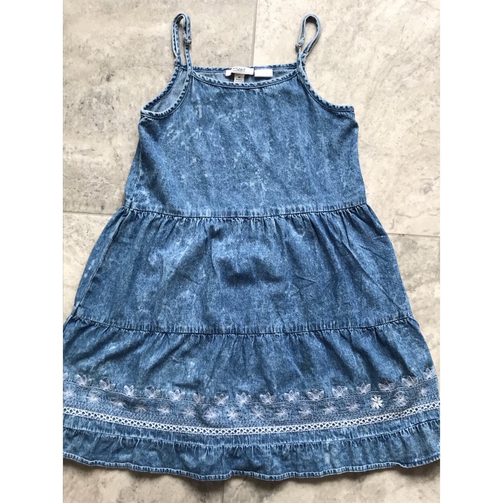 SILVER girls jean dress